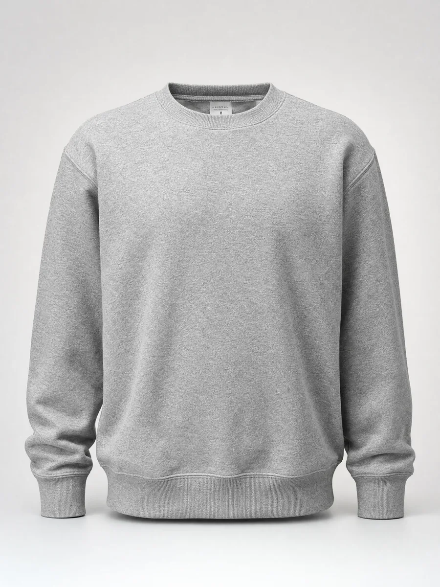 Basic Sweatshirt Gri Melanj